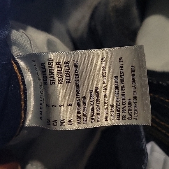 American Eagle Super Hi Rise Jegging Sz 2 - Picture 7 of 11